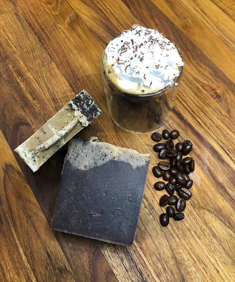 Chocolate Vanilla Latte Soap Bar